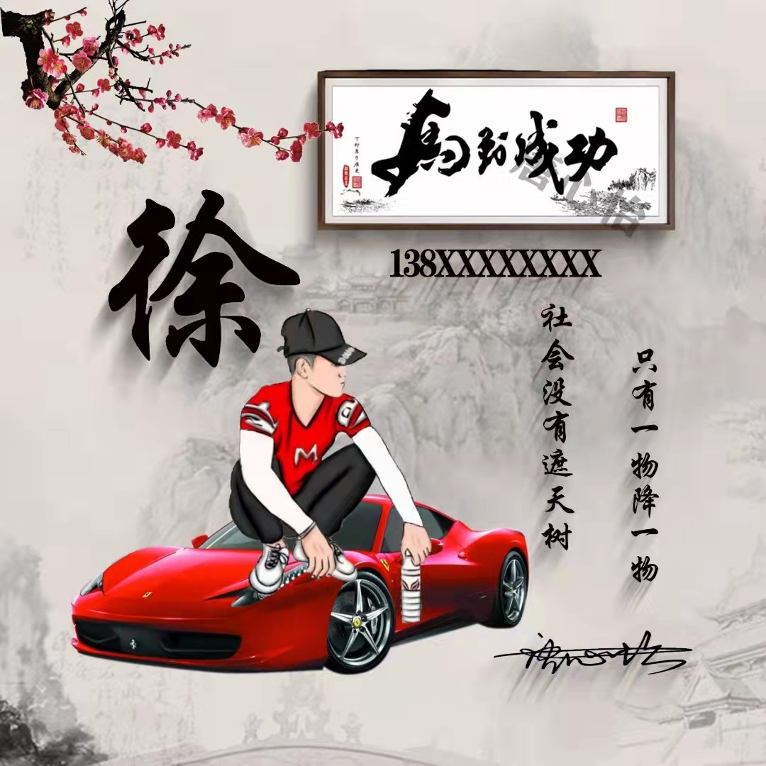 微信头像2020最火微信头像姓氏3d,个性高姓氏的微信头像好看