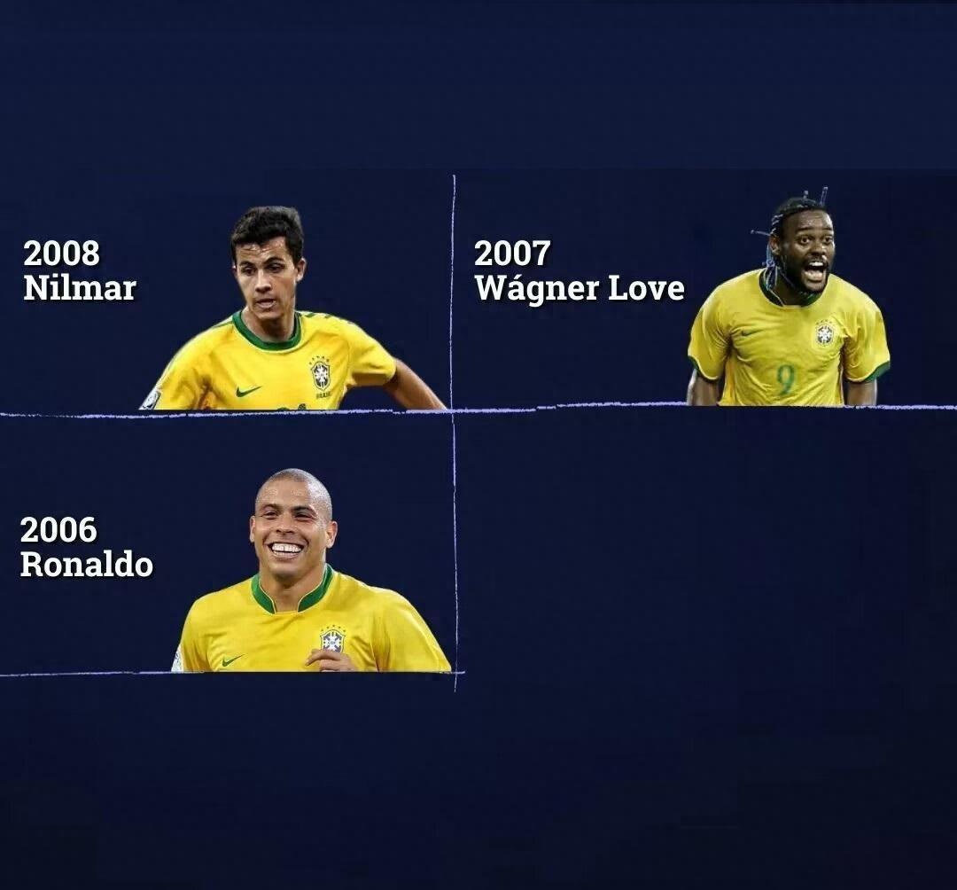 巴西十大前锋名单,14年巴西最差9号球员