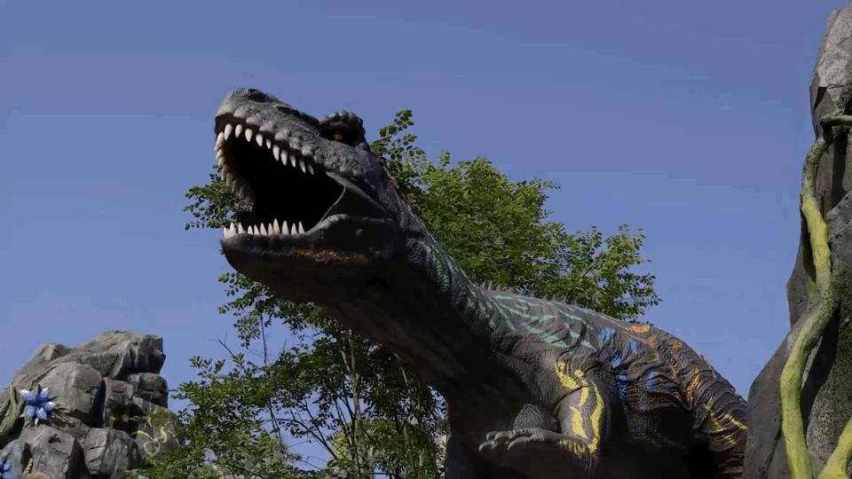 自贡方特恐龙王国园内游玩攻略,自贡方特恐龙王国全程游览
