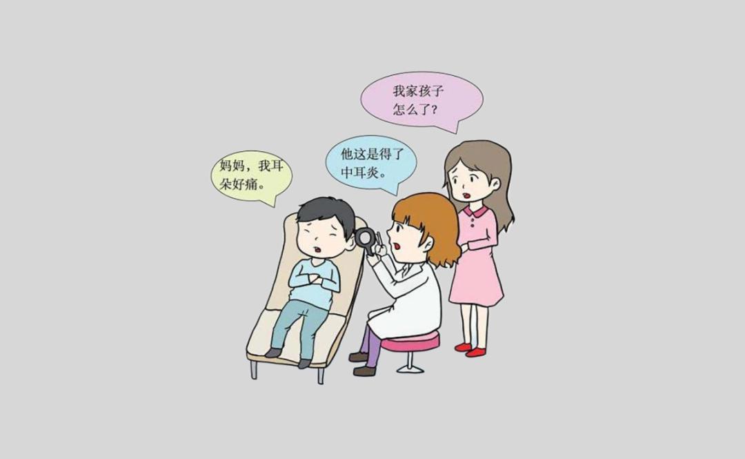 急性中耳炎耳朵疼怎么快速止痛,4岁儿童急性中耳炎耳朵发红