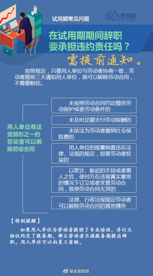 试用期内可以随意辞退吗？试用期和实习期有什么区别？试用期期间辞职需要承担违约责任吗？试用期要上社保吗