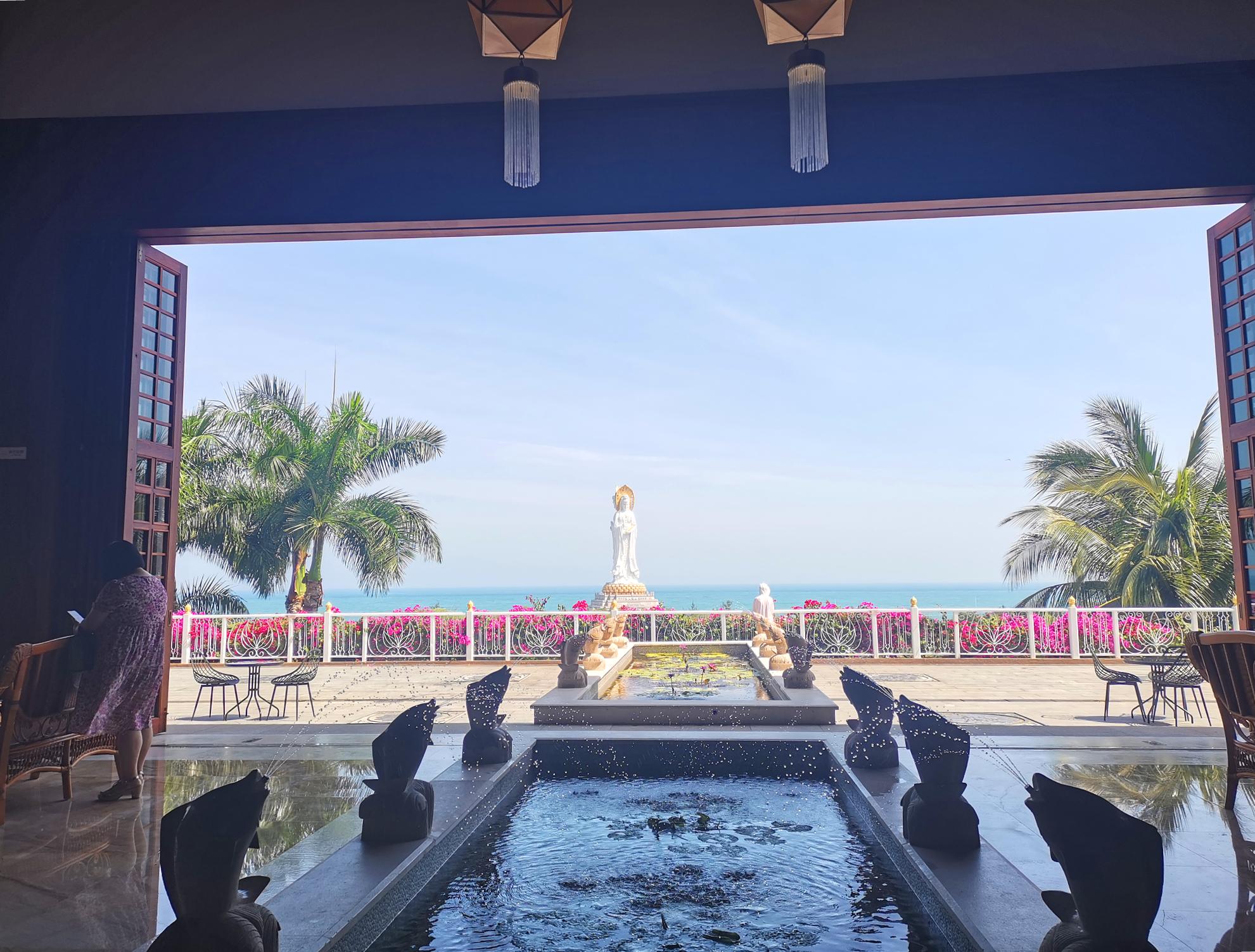 三亚108米海上观音是石像吗,三亚三面观音哪三面都代表什么