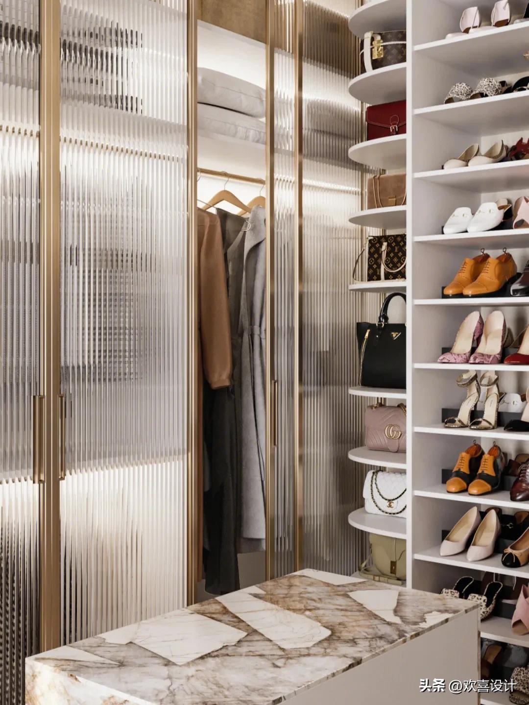 衣帽间门效果图大全2020款,30款衣帽间分享