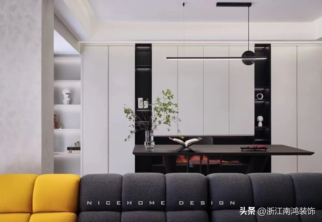 沙发不靠墙怎么摆放好看,客厅餐厅一体沙发不靠墙怎么设计