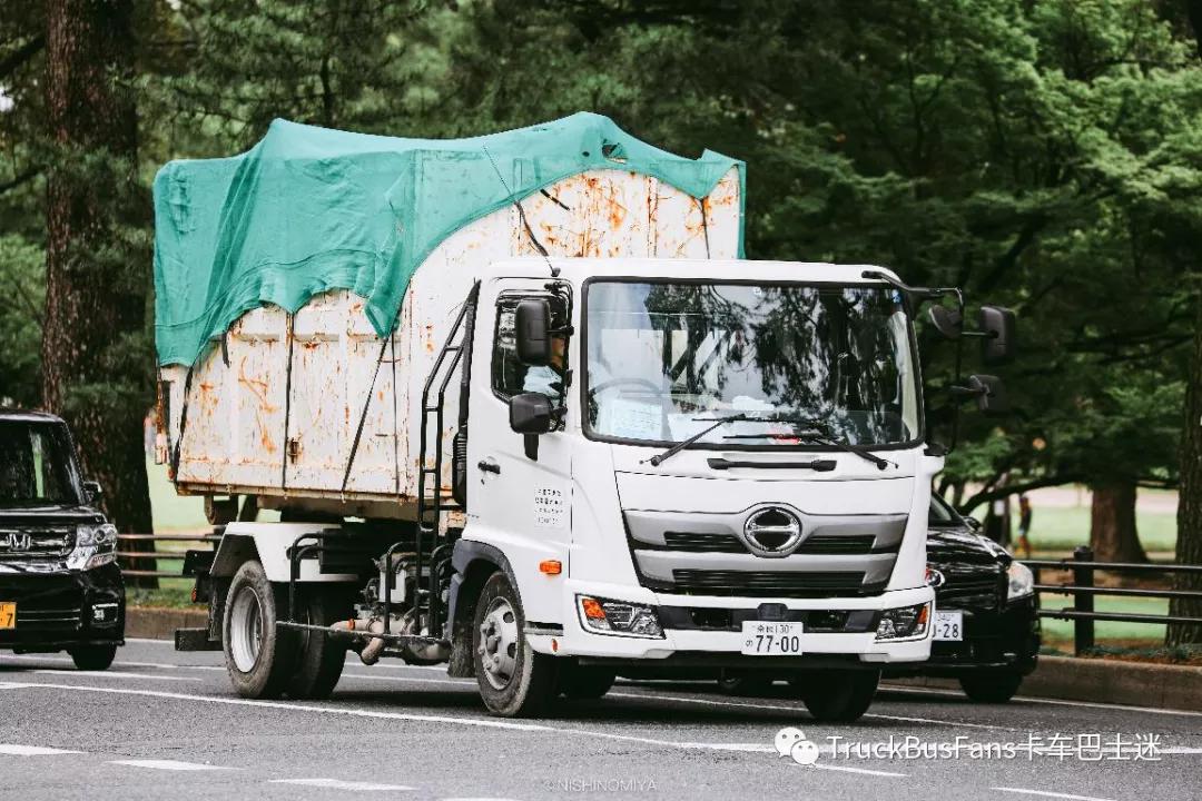 日本卡车是这样拍的,日本街头小型卡车