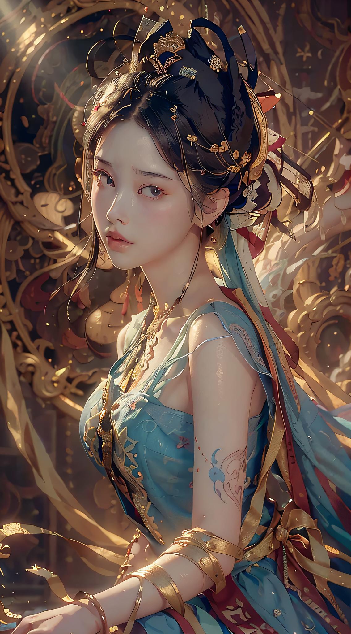 古风帝王美女壁纸图片,古风真人壁纸高清唯美女