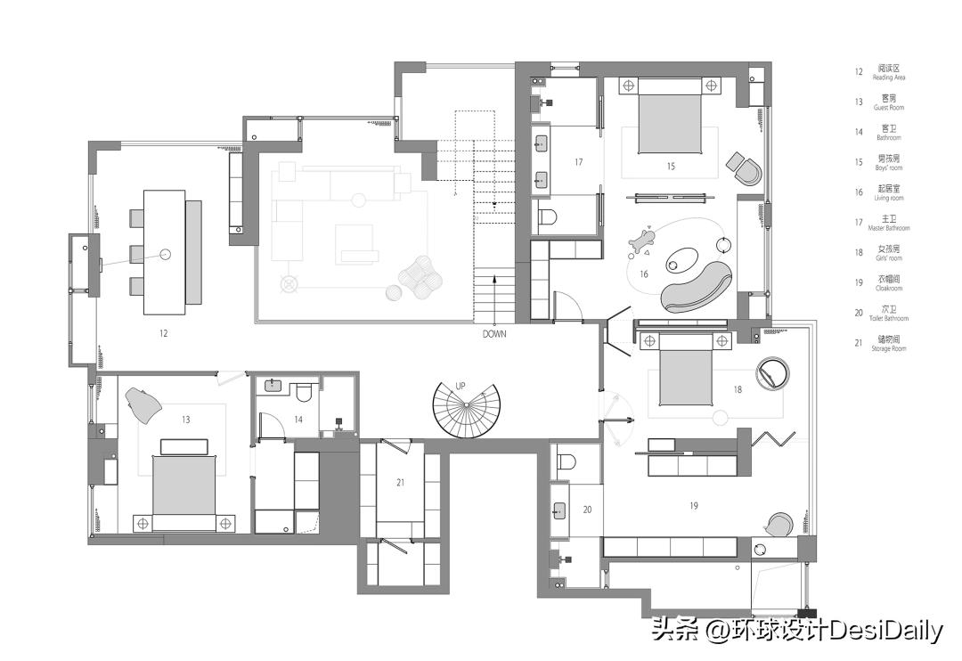 首发.刘捷｜680㎡极简顶复，空纳万境【环球设计3124期】