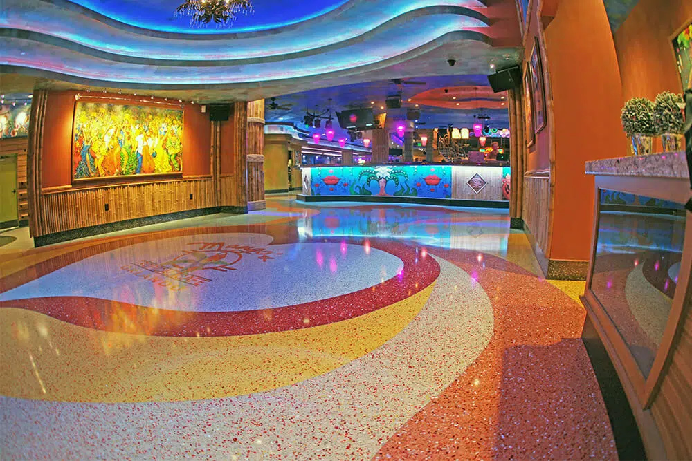 无机水磨石地面多少钱一平米,水磨石艺术地面