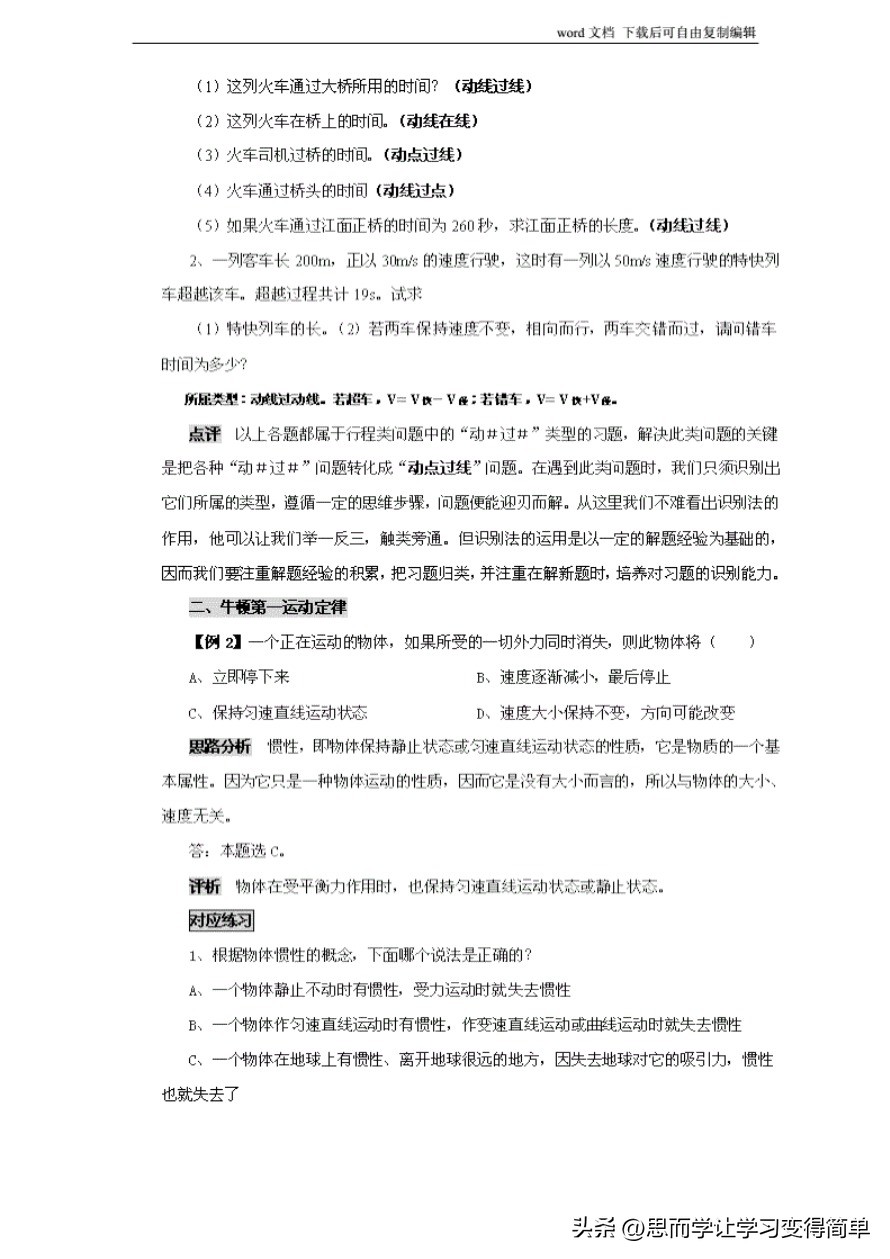 初中物理解题方法大全及技巧,初中物理解题技巧大全及解析