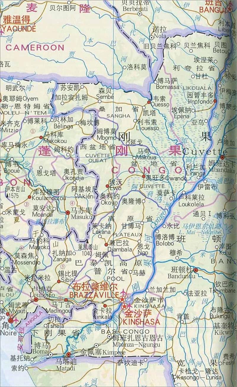 世界旅游地图揽胜—非洲刚果布