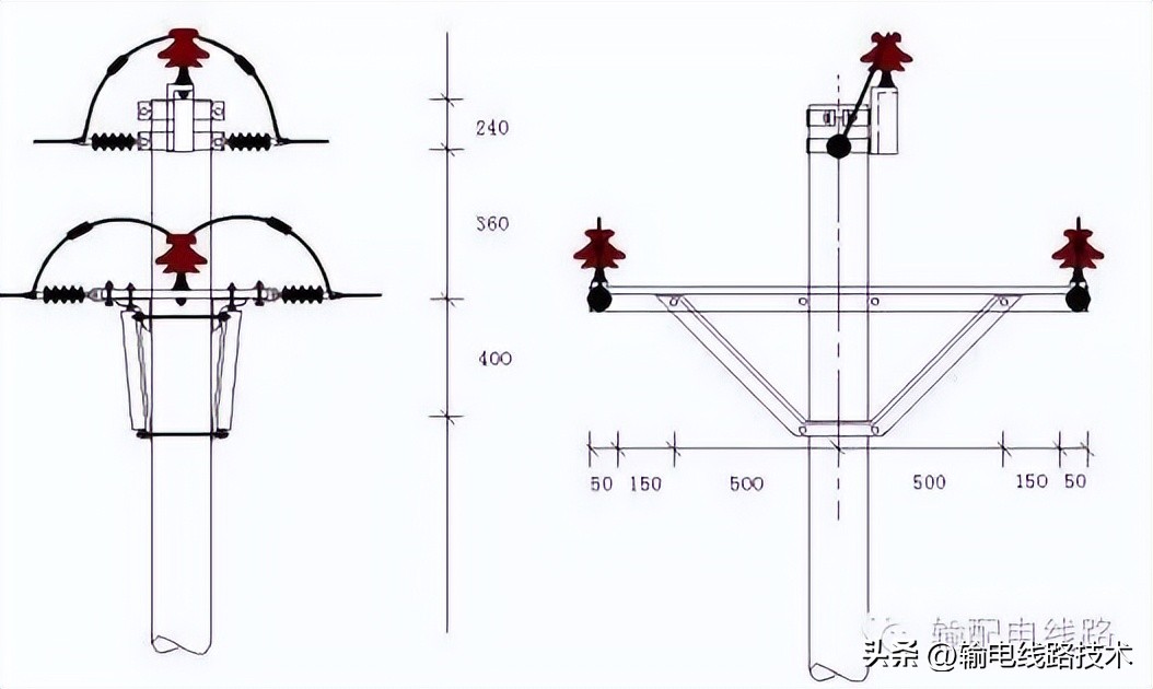配电变压器结构,配电线路的基本组成元件