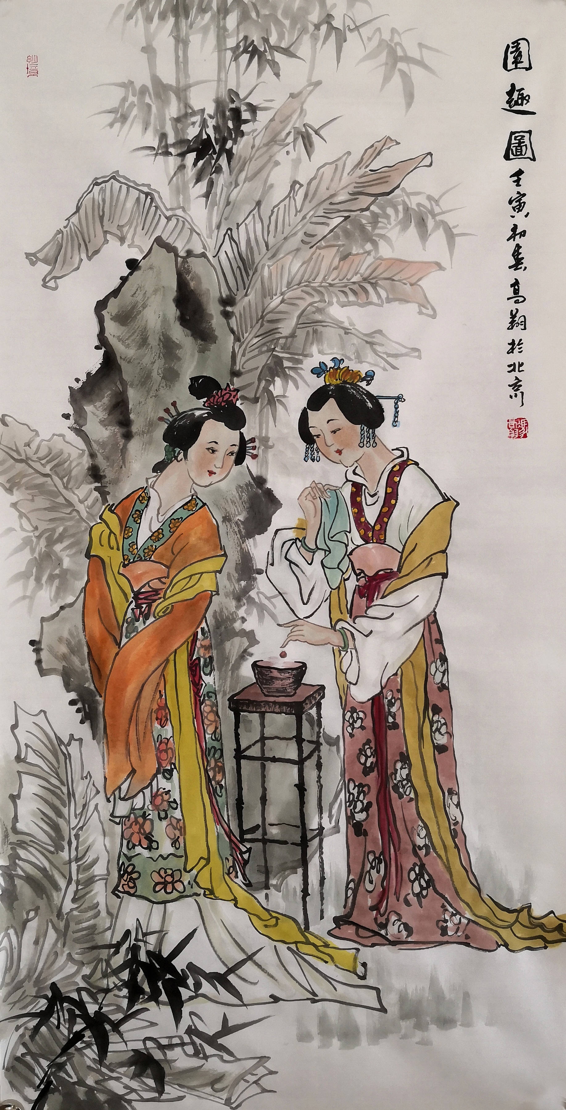 艺术家冯高翔《孔子行教图》以壹佰贰拾伍万元落槌！