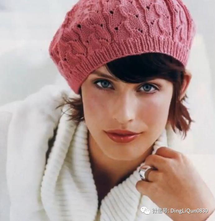 针织帽贝雷帽,针织时尚贝雷帽高级感