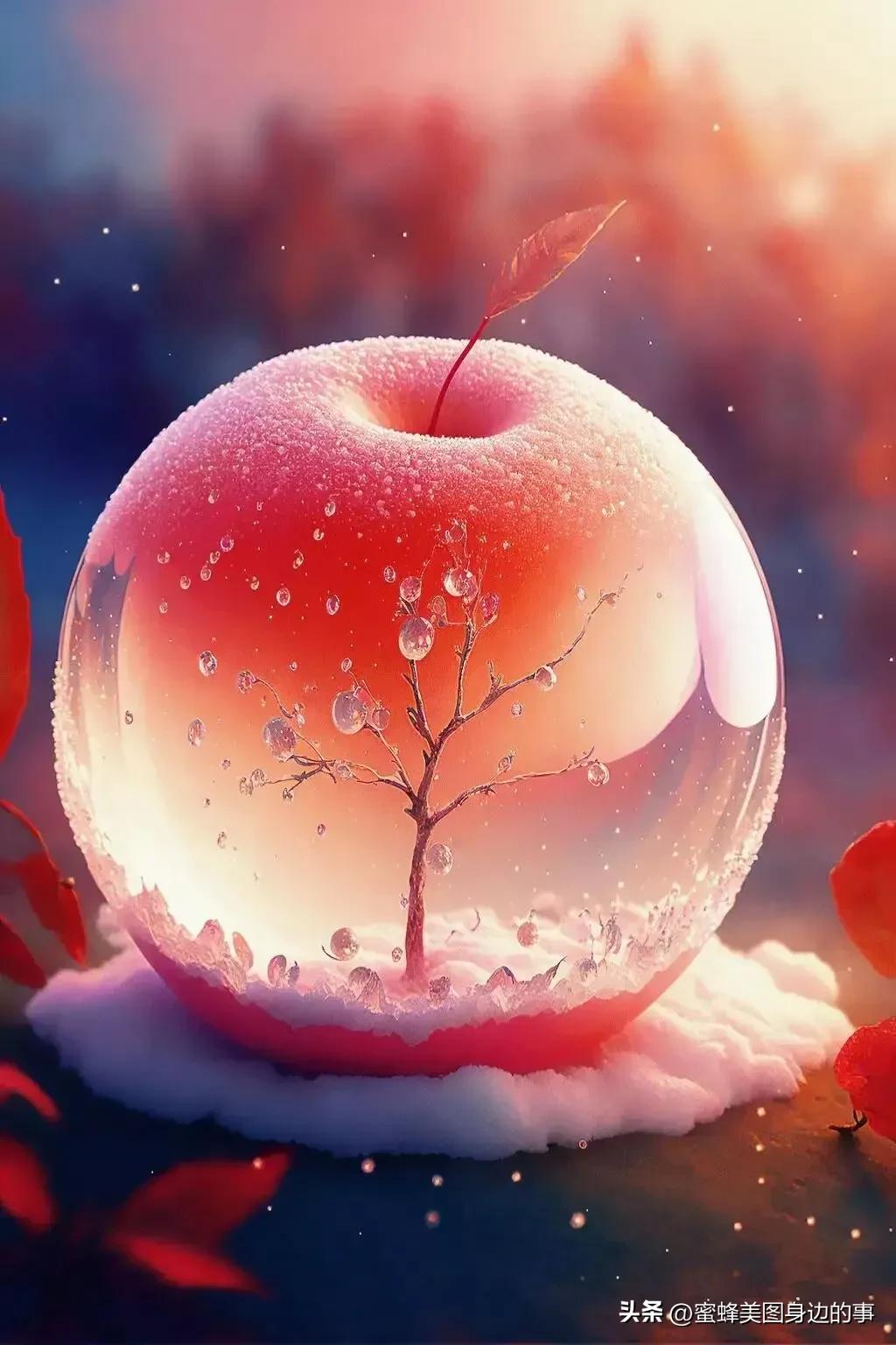 平安夜结平安果祝友友们平安喜乐,平安夜接平安果愿大家都平平安安