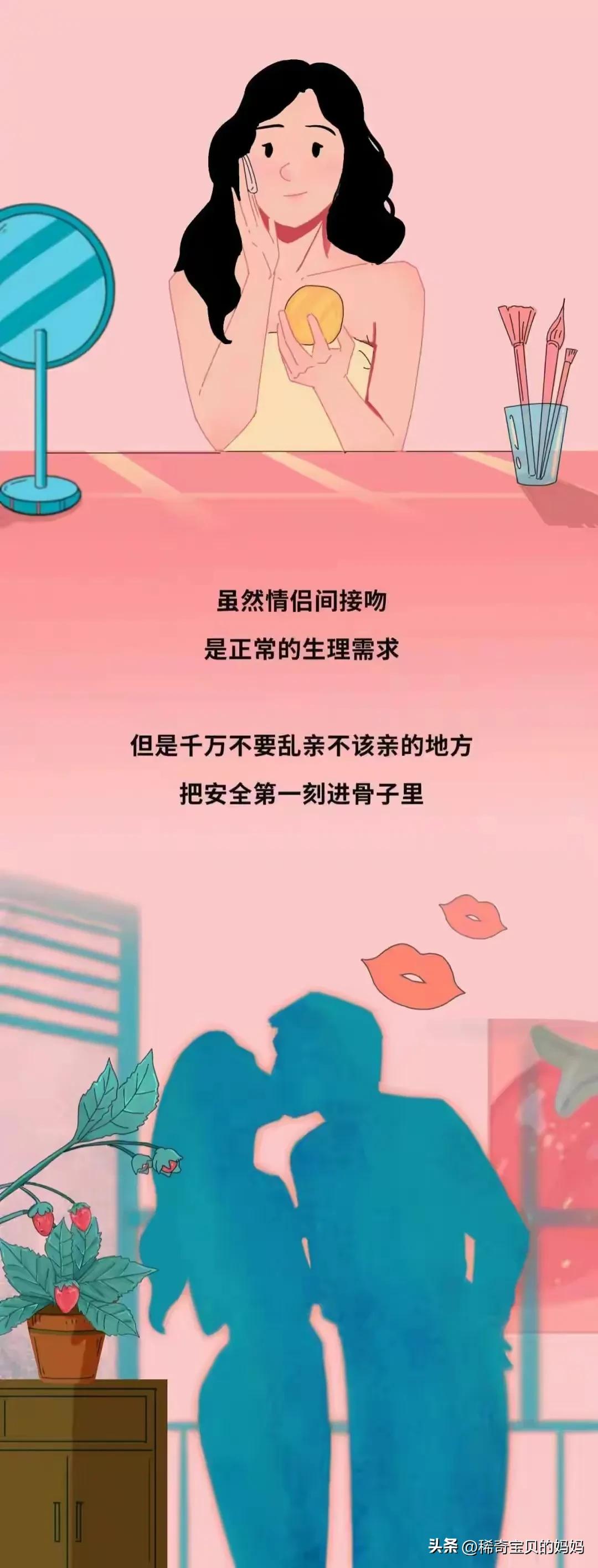 夫妻*生活性**，身体有些部位是禁吻区，为了同伴健康，切莫轻易触碰