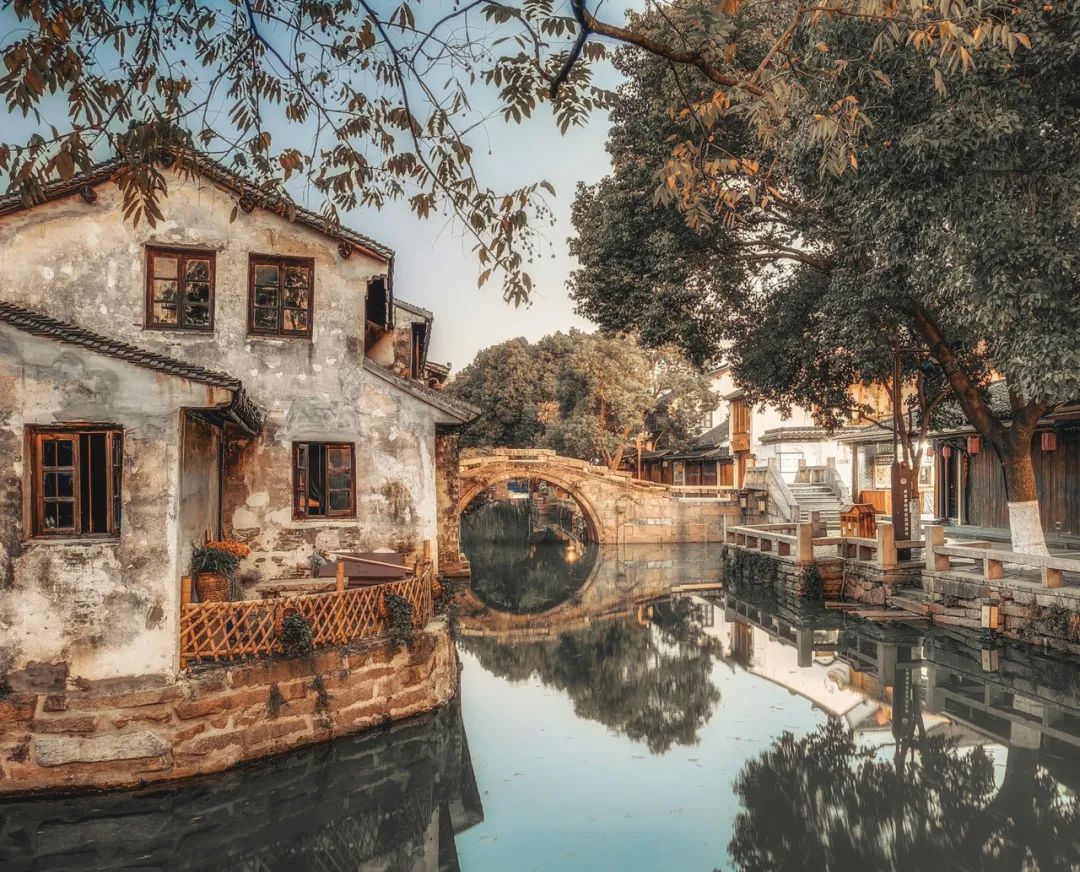 中国第一水乡周庄美景图片,苏州古镇周庄中国第一水乡