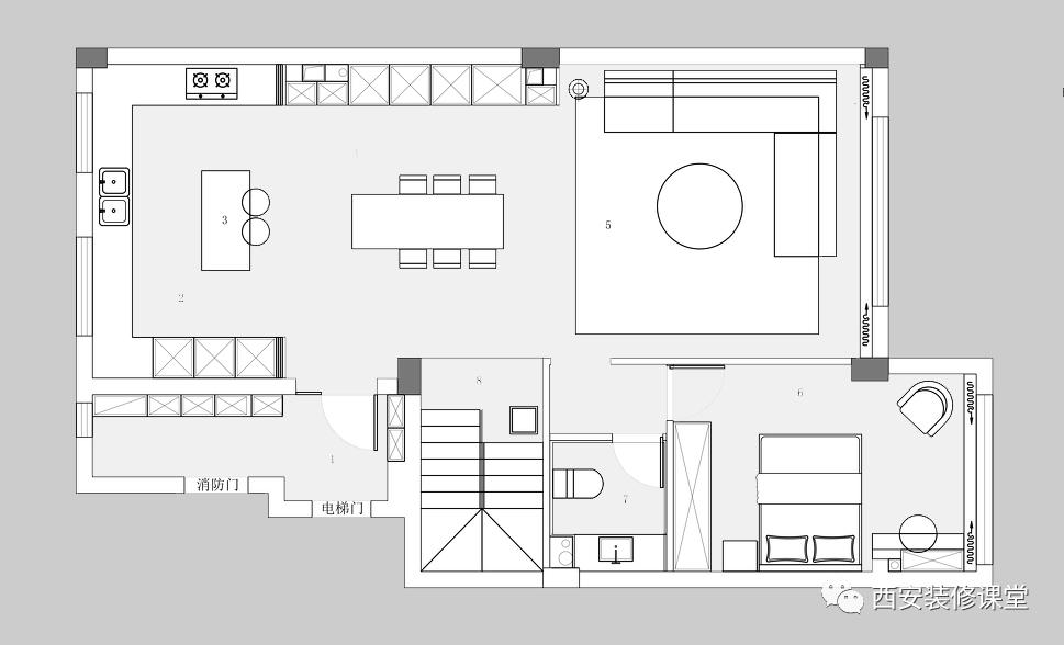 大户型复式日式原木风,顶楼复式维吾尔房子风格
