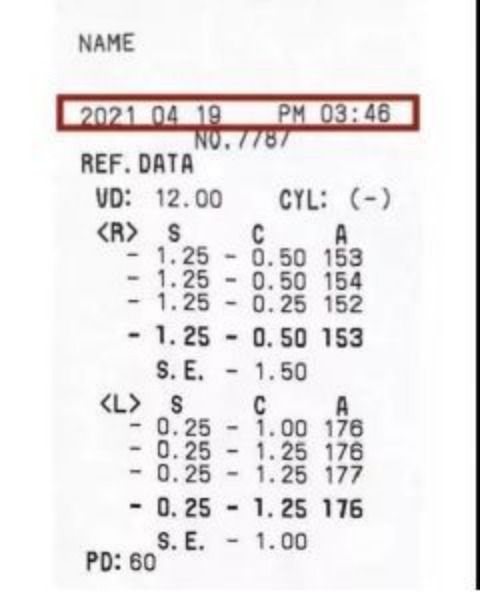 一分钟看懂验光单和配镜处方单,一分钟教你看懂验光检查结果