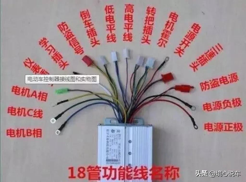 电动车电瓶的正负极怎么接的,电瓶车控制器哪根线是负极