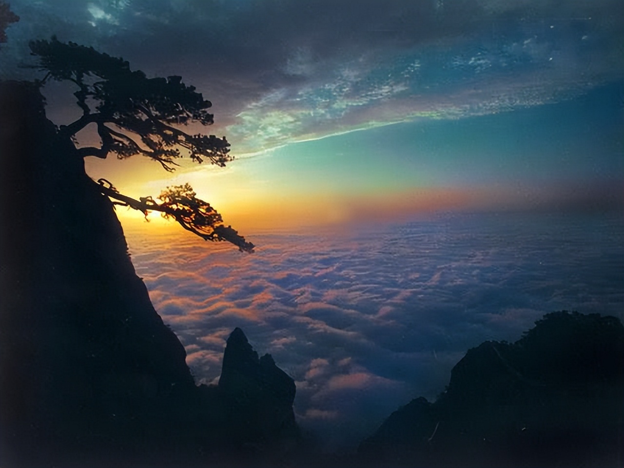 庐山仙境云雾图片大全,绝美的云雾缭绕图片