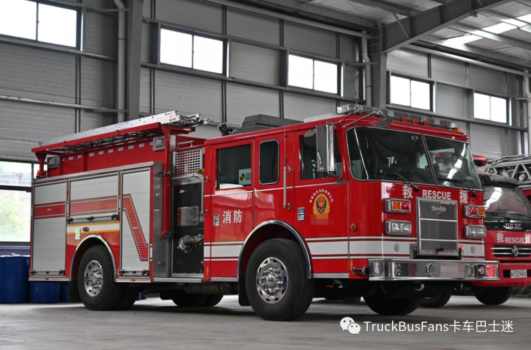 这就是美国“高级”消防车？详解豪士科FRGP4城市高供主战消防车