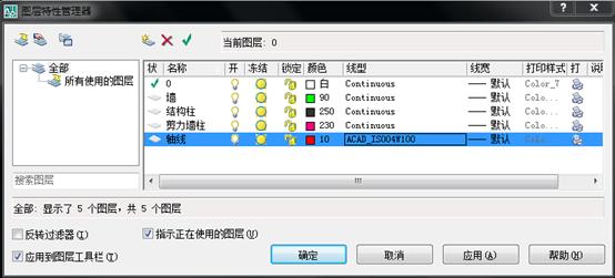 cad装饰施工图图层样板,cad图层样板插件