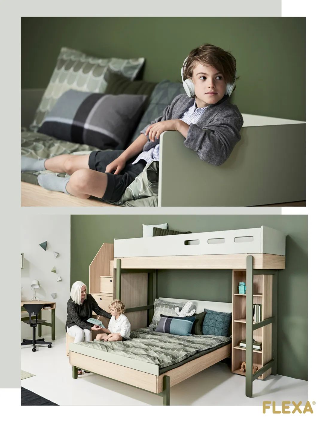 北欧儿童房设计风格,纯白加原木的儿童房风格设计