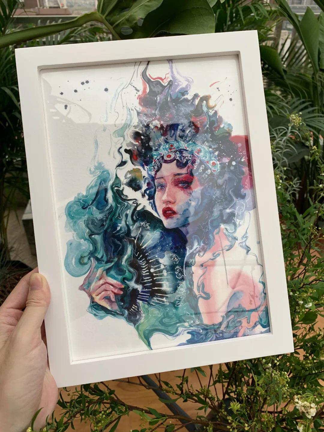 他是抖音水彩第一人，画面充满水墨意境，质感优秀！150万人盛赞