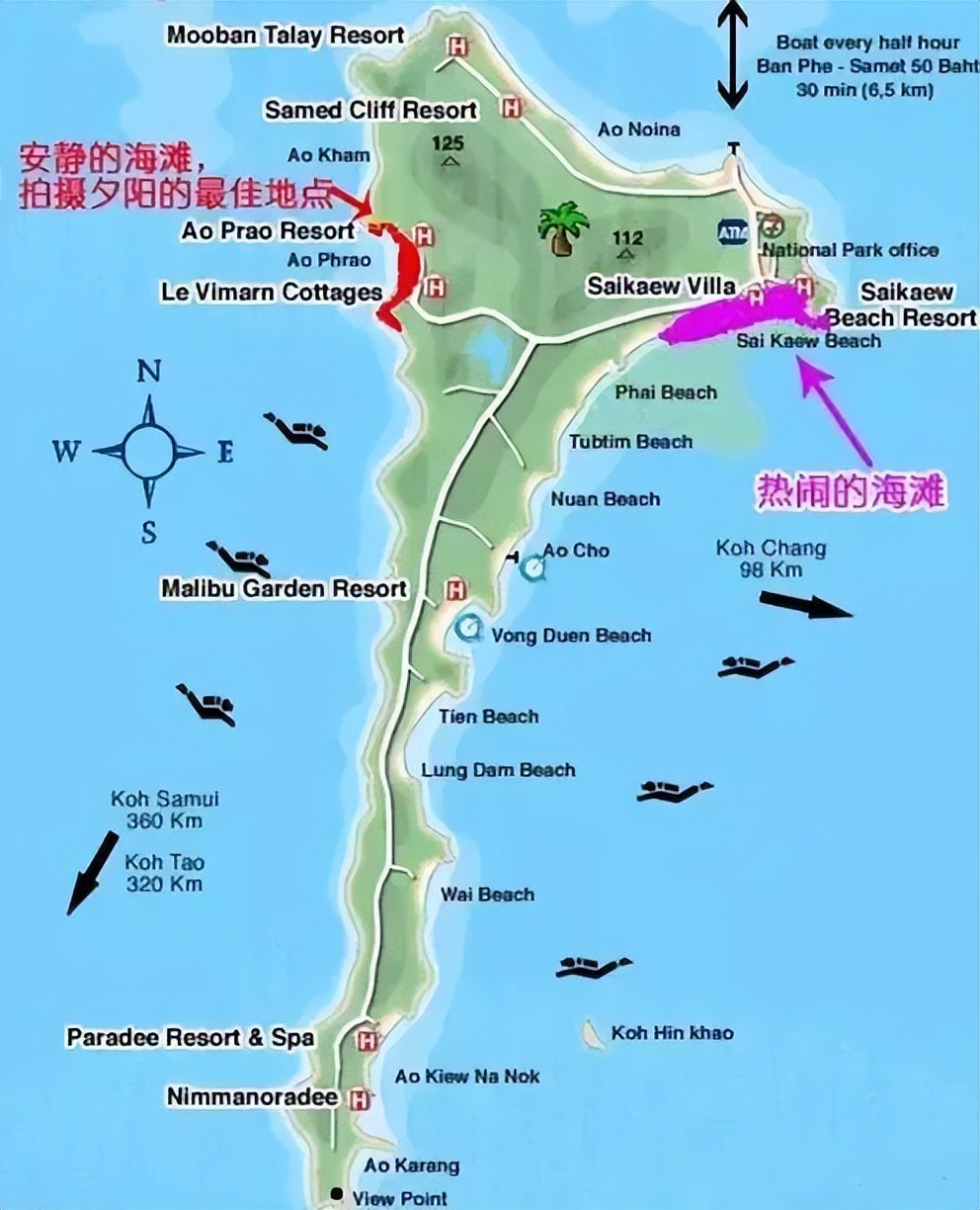 泰国沙美岛旅游详细攻略,沙美岛日出旅游攻略