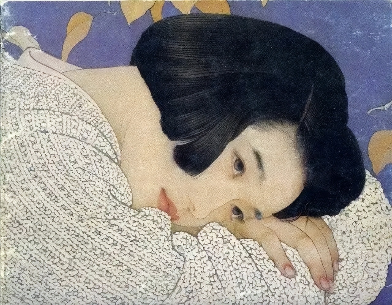 美协主席的国画美人图，笔笔皆是“功力”，一直被模仿从未被超越