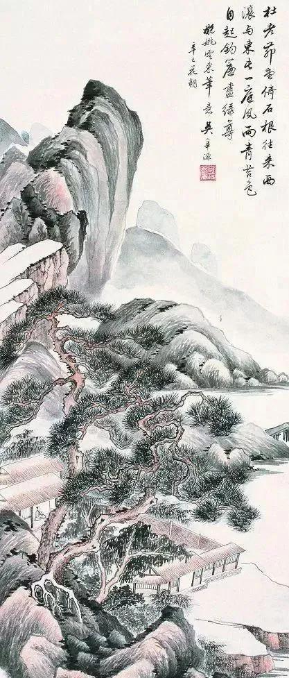 国画山水画中的四季的景色,35幅绝美山水图这才是国画的灵魂
