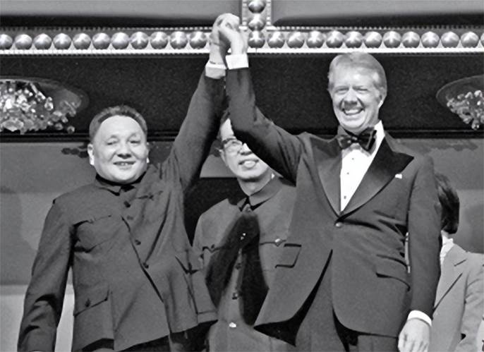 1977年，美国代表访华，提出三点无理要求，邓公：美国只有两条路