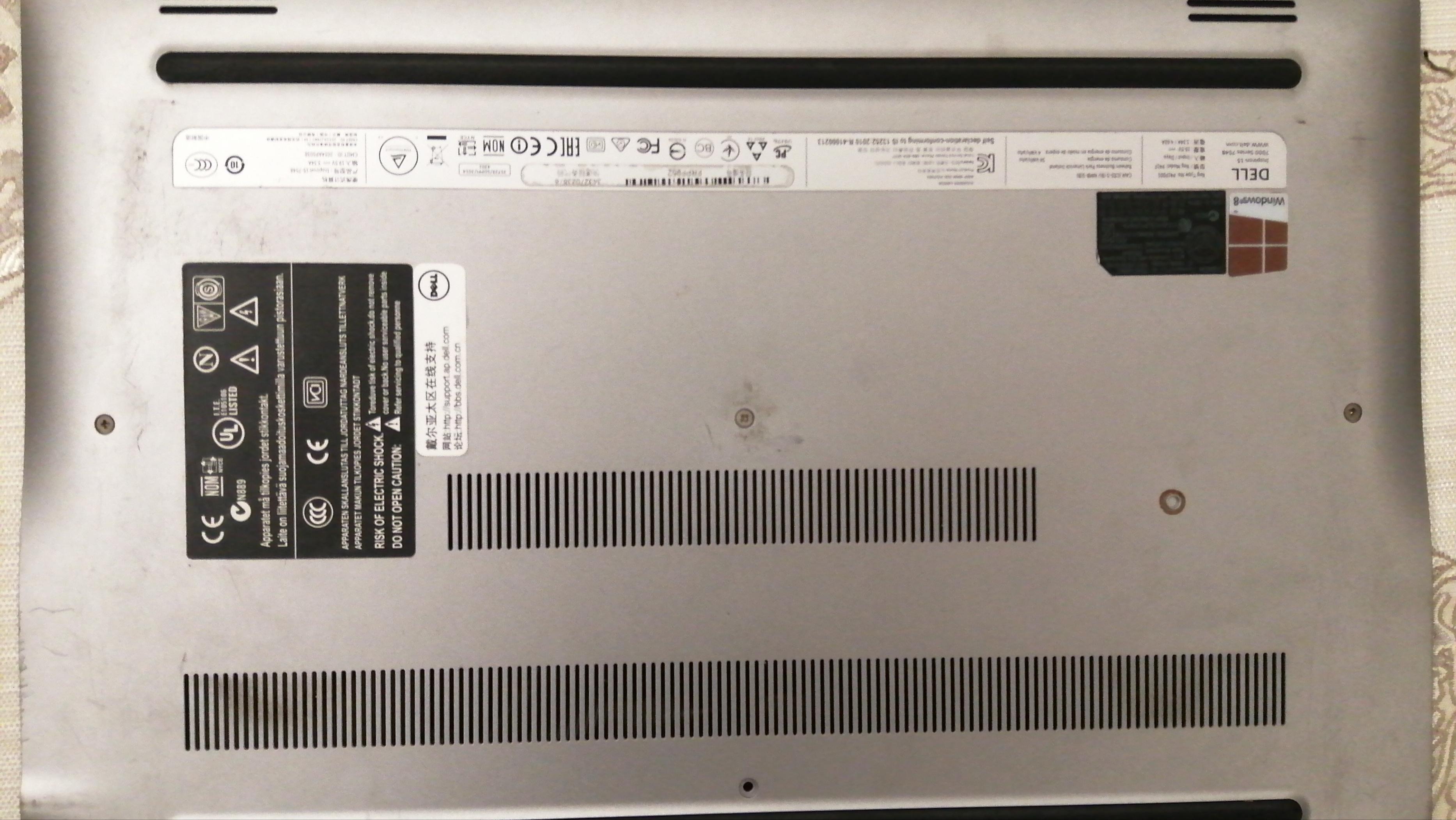 戴尔inspiron7466,戴尔inspiron5548拆解