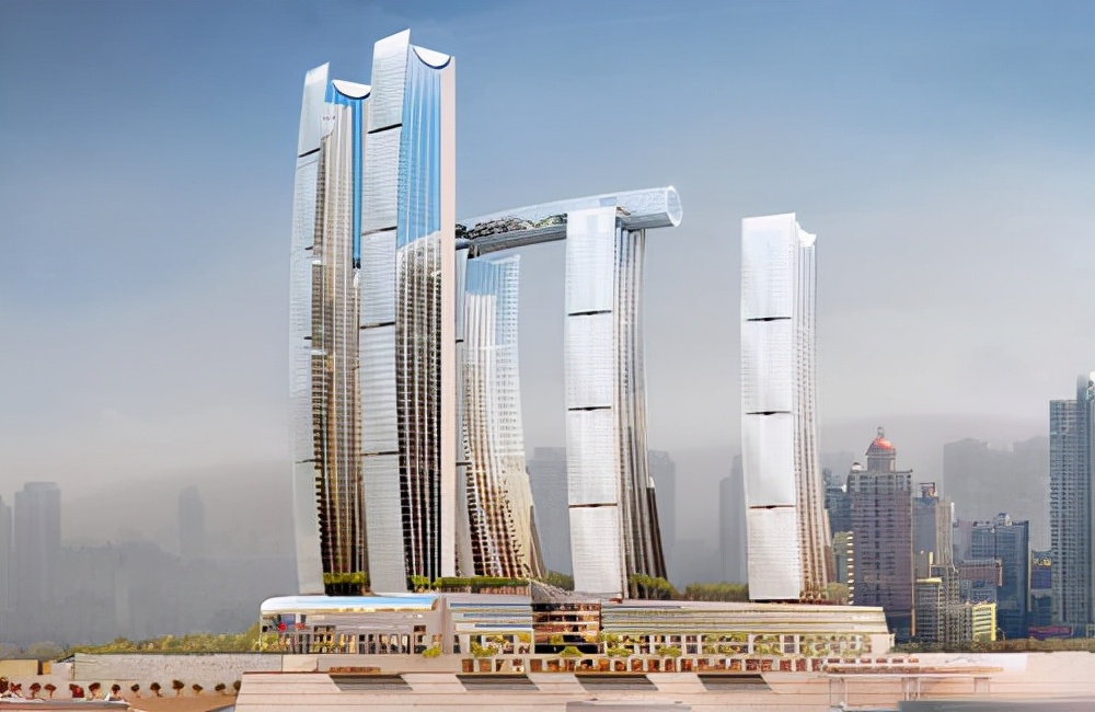 世界首座横向摩天大楼在重庆开建,重庆最高摩天大楼