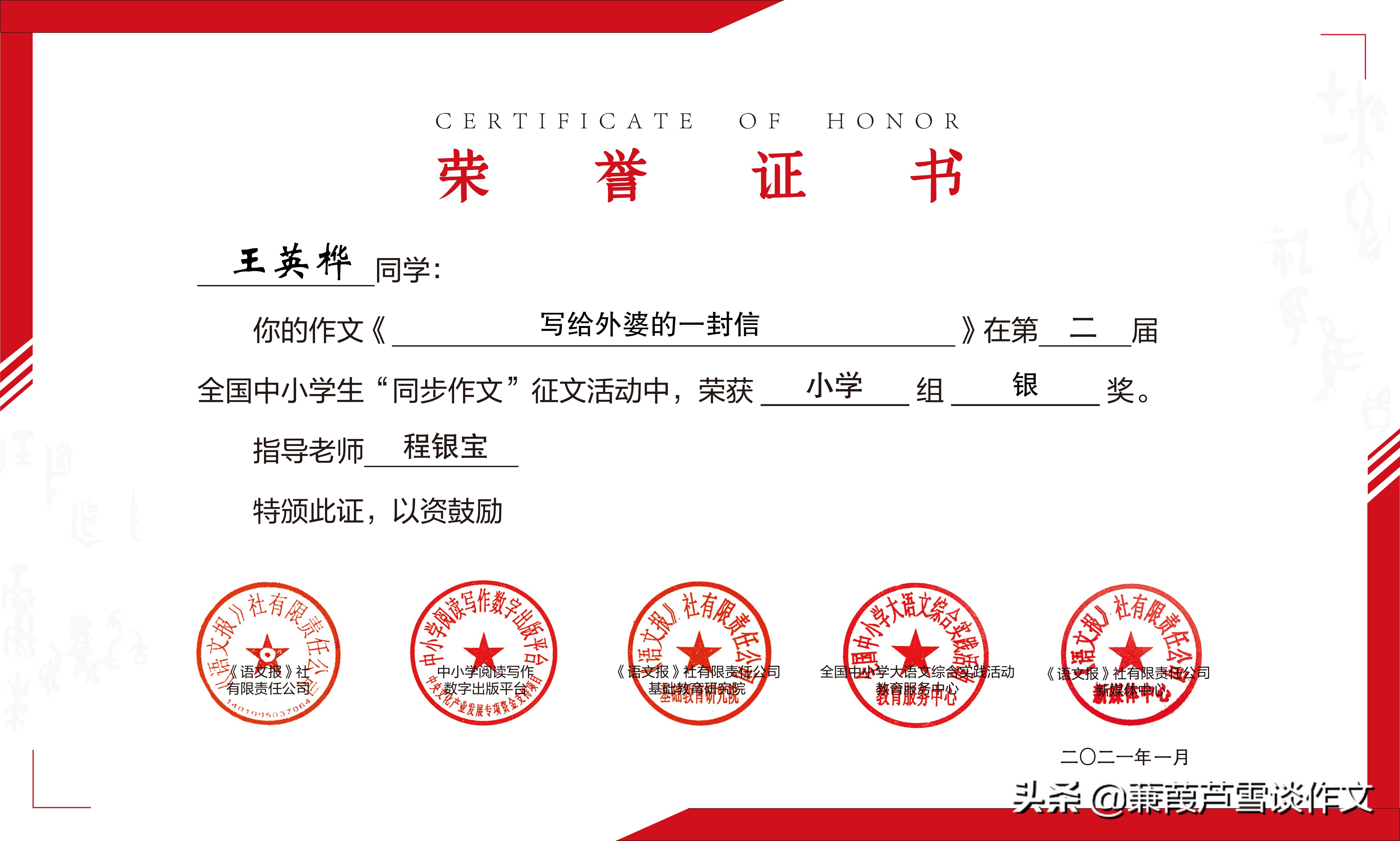 阿宝老师作文,获奖的小学作文300字