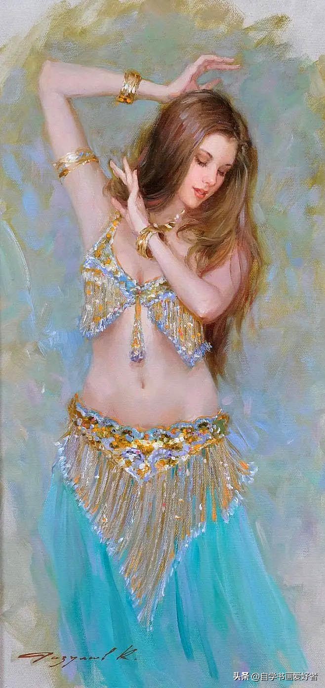 推荐几本高清适合临摹的古典油画,精美细腻的油画作品