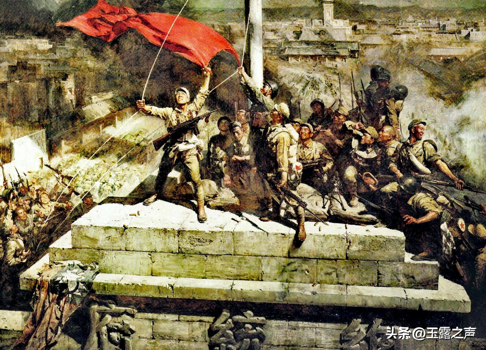 人民解放军占领南京，毛*东泽**写了一首慷慨激昂的诗，学者大加赞赏