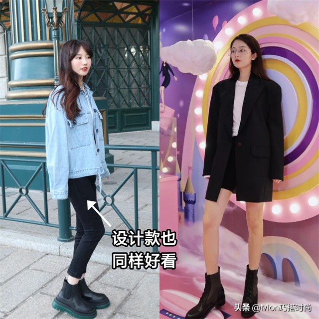 长筒靴鲨鱼靴,鲨鱼款马丁靴