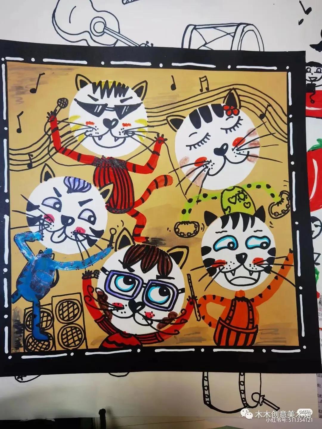 儿童创意绘画教程线条画,儿童创意美术绘画线条画