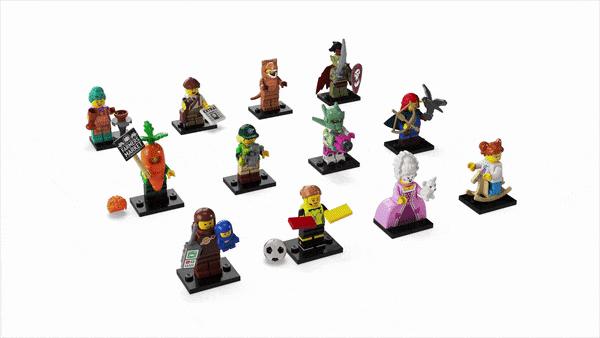 乐高71037抽抽乐第24季评测,棕色太空人积木人仔