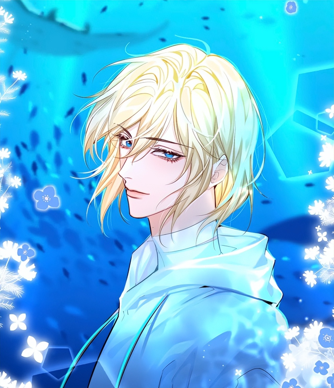 人鱼陷落:啵啵鱼画师示爱,兰波进入水族馆,是到了自助餐厅吗