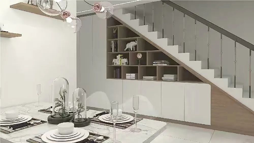 让楼梯下方的空间变得更实用，跃层复式别墅房主必看