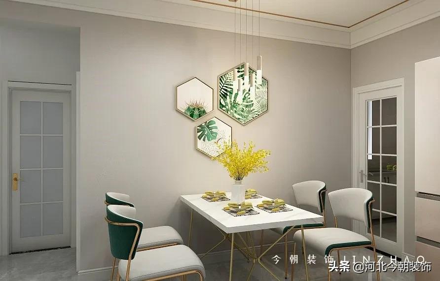 天海容天下小三室装修,天海容天下两室样板间