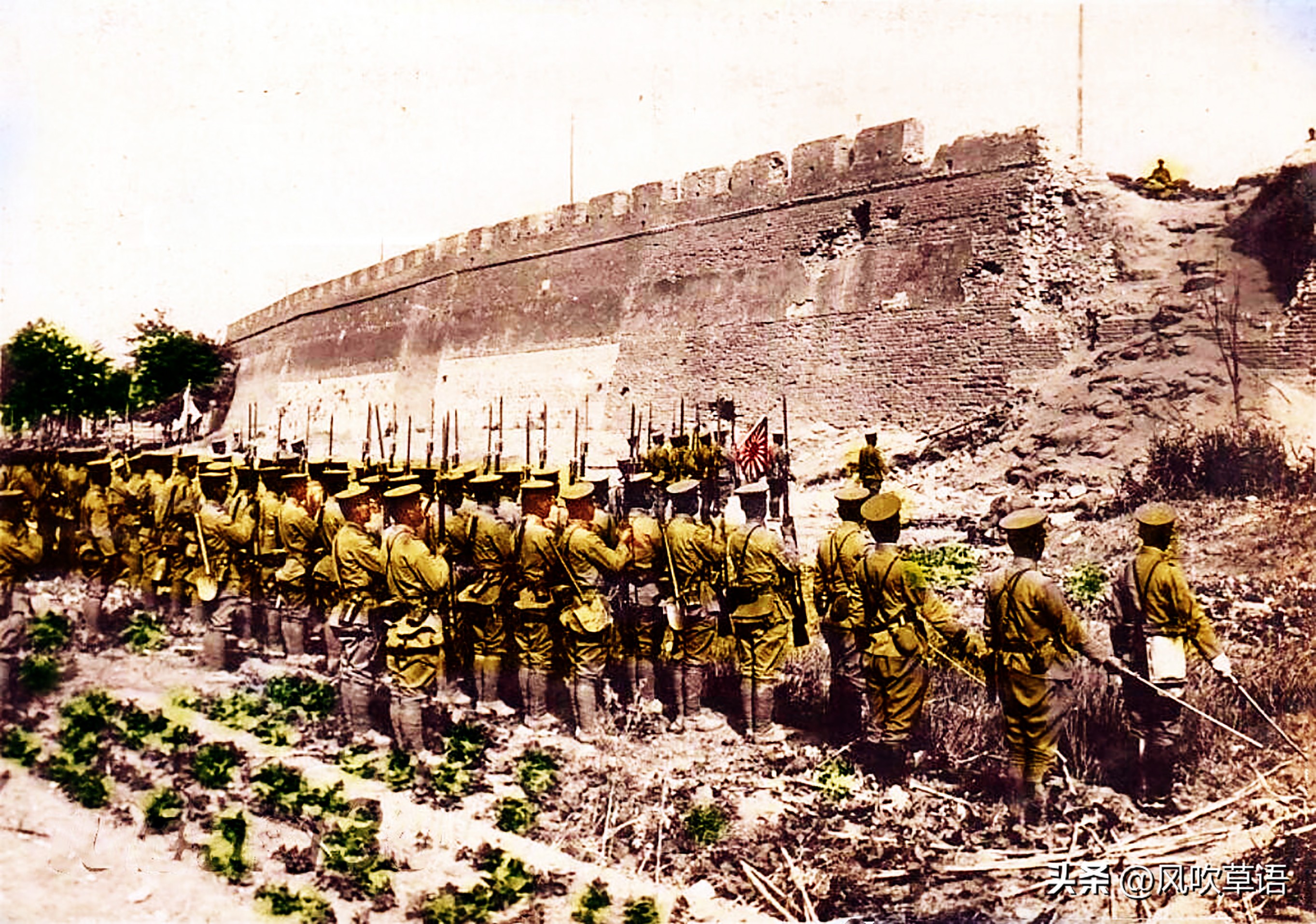 日军济南惨案真实影像,日军侵占济南老照片