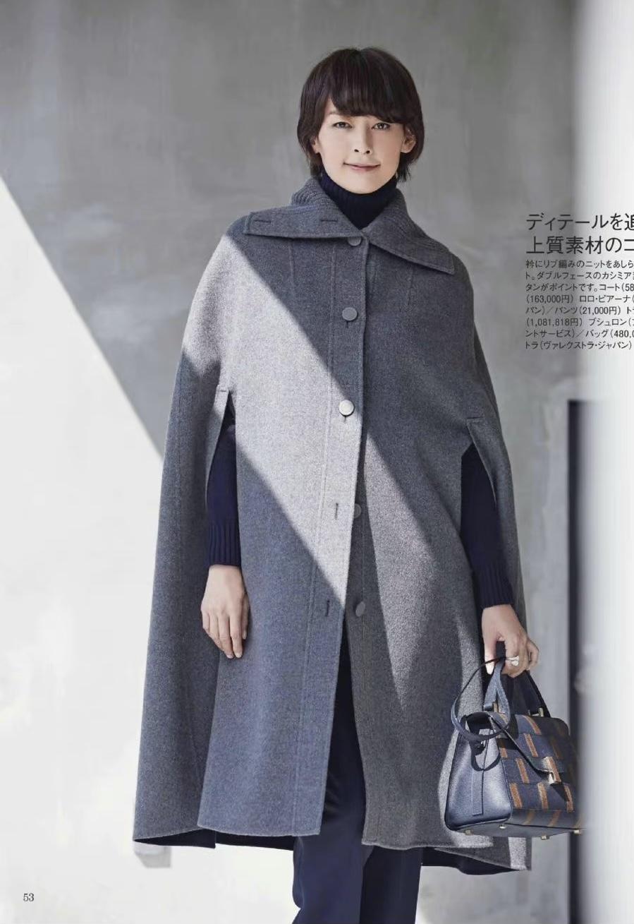 大衣搭配秋冬穿搭全套,日本女人冬天呢子中长大衣穿搭