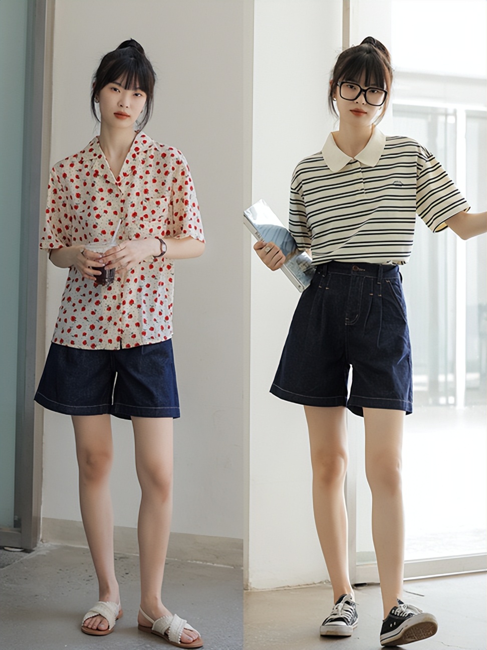 这样穿显瘦又凉快夏季必备短裤,夏天就要穿这条短裤显瘦又有气质