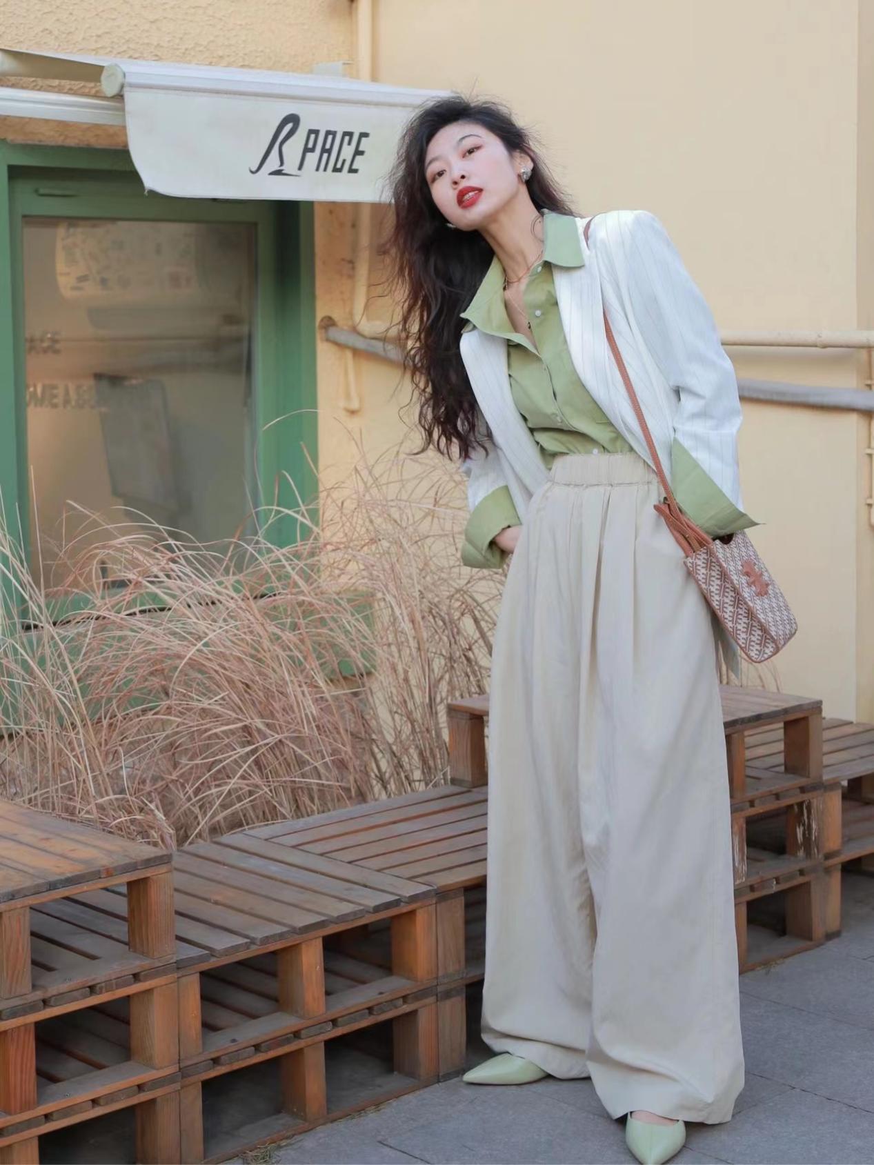 今年最火的裤子小脚裤西装裤,直筒阔腿裤显瘦显高春秋西装裤