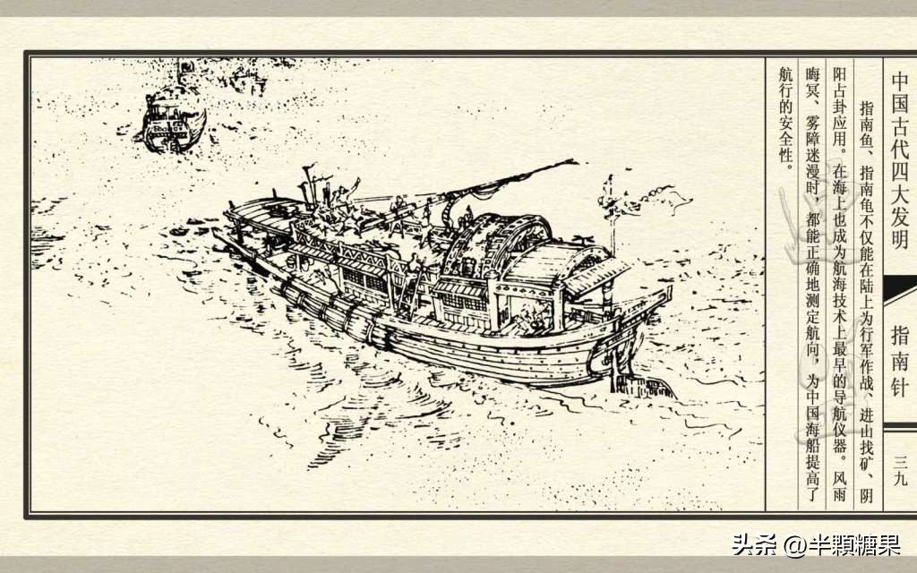 中国古代指南针简介,中国古代四大发明指南针选作