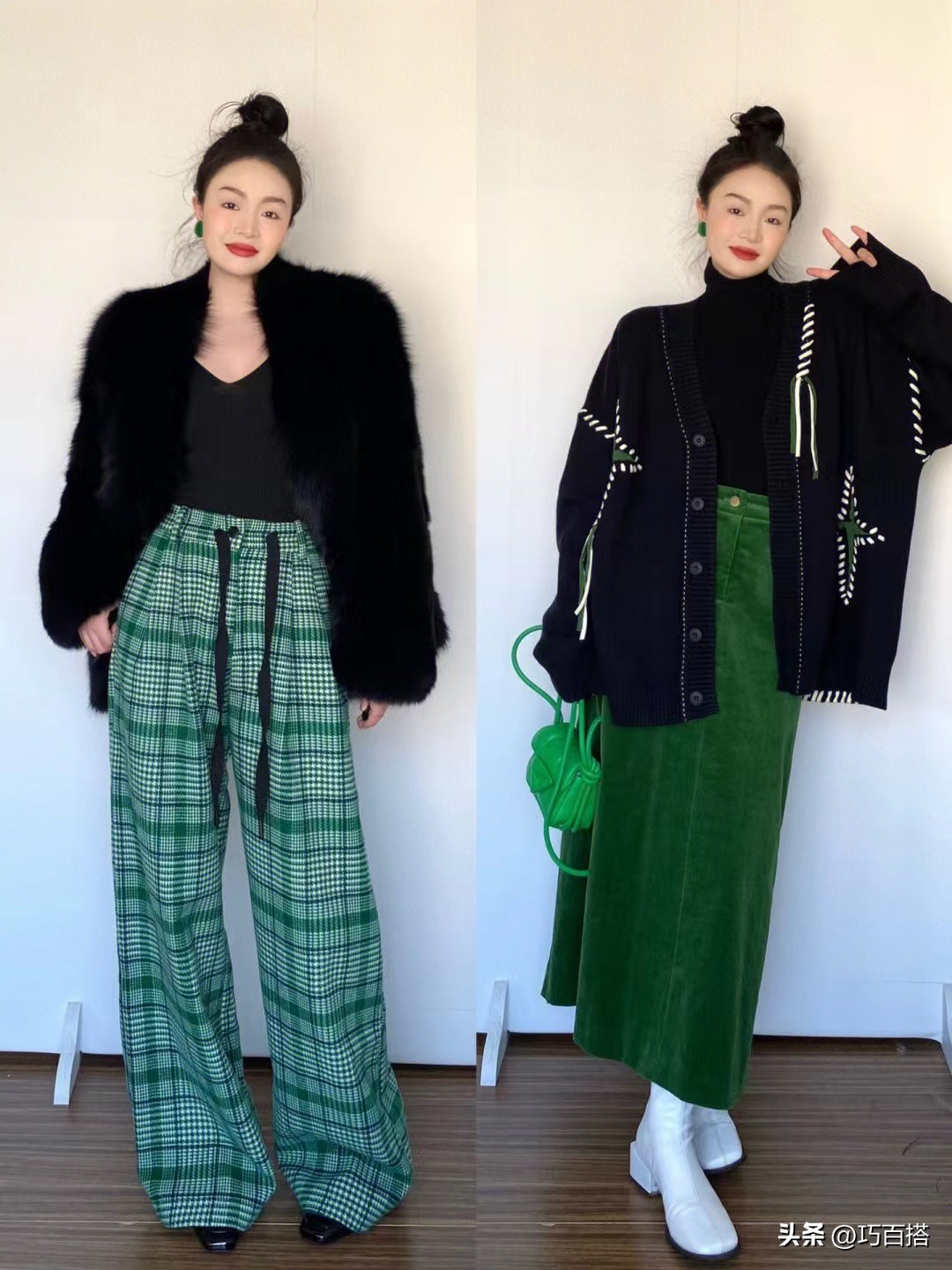 穿腻了黑白灰试试这些色彩搭配,穿衣搭配冬天别再穿黑白灰了