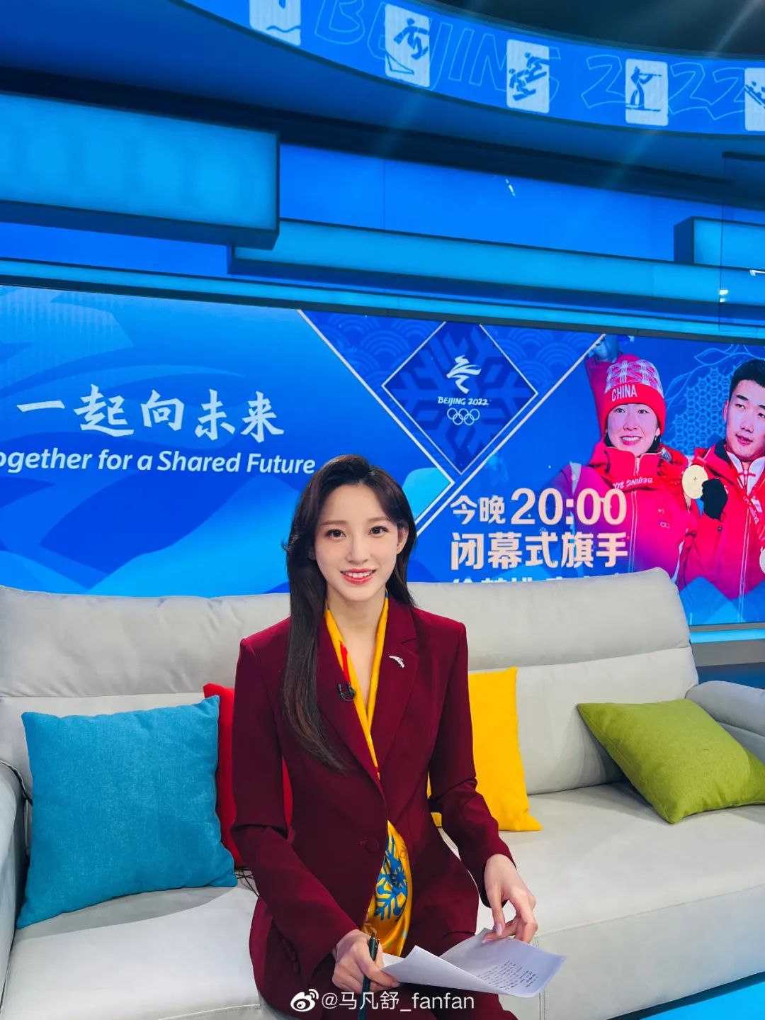 央视主持人马凡舒模特,央视主持人马凡舒微博